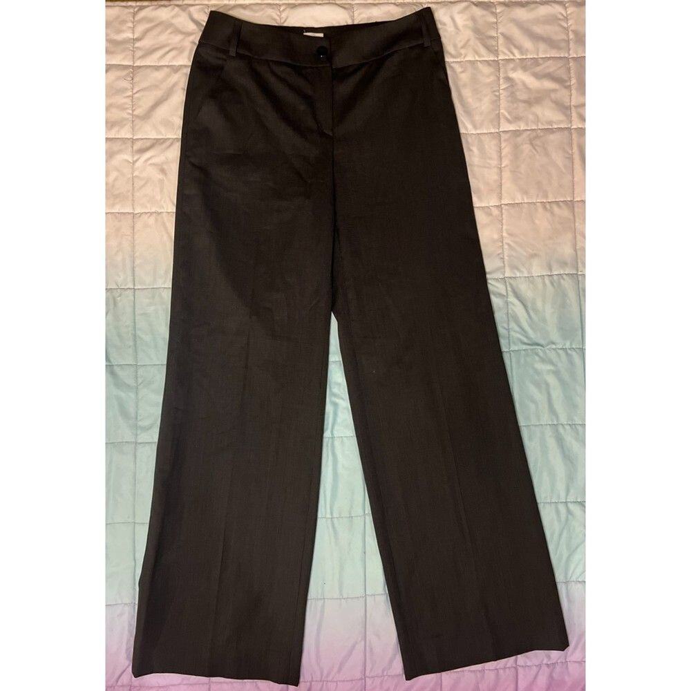 Armani Collezioni Black wide Leg Trousers Size 6